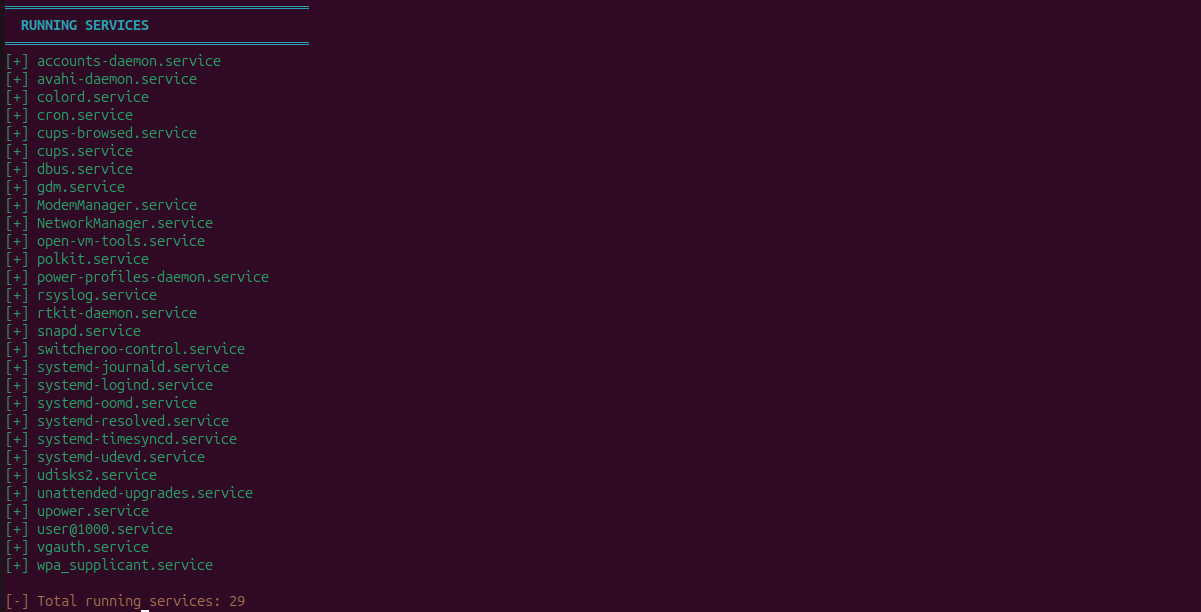 Bash scripting - system audit automation